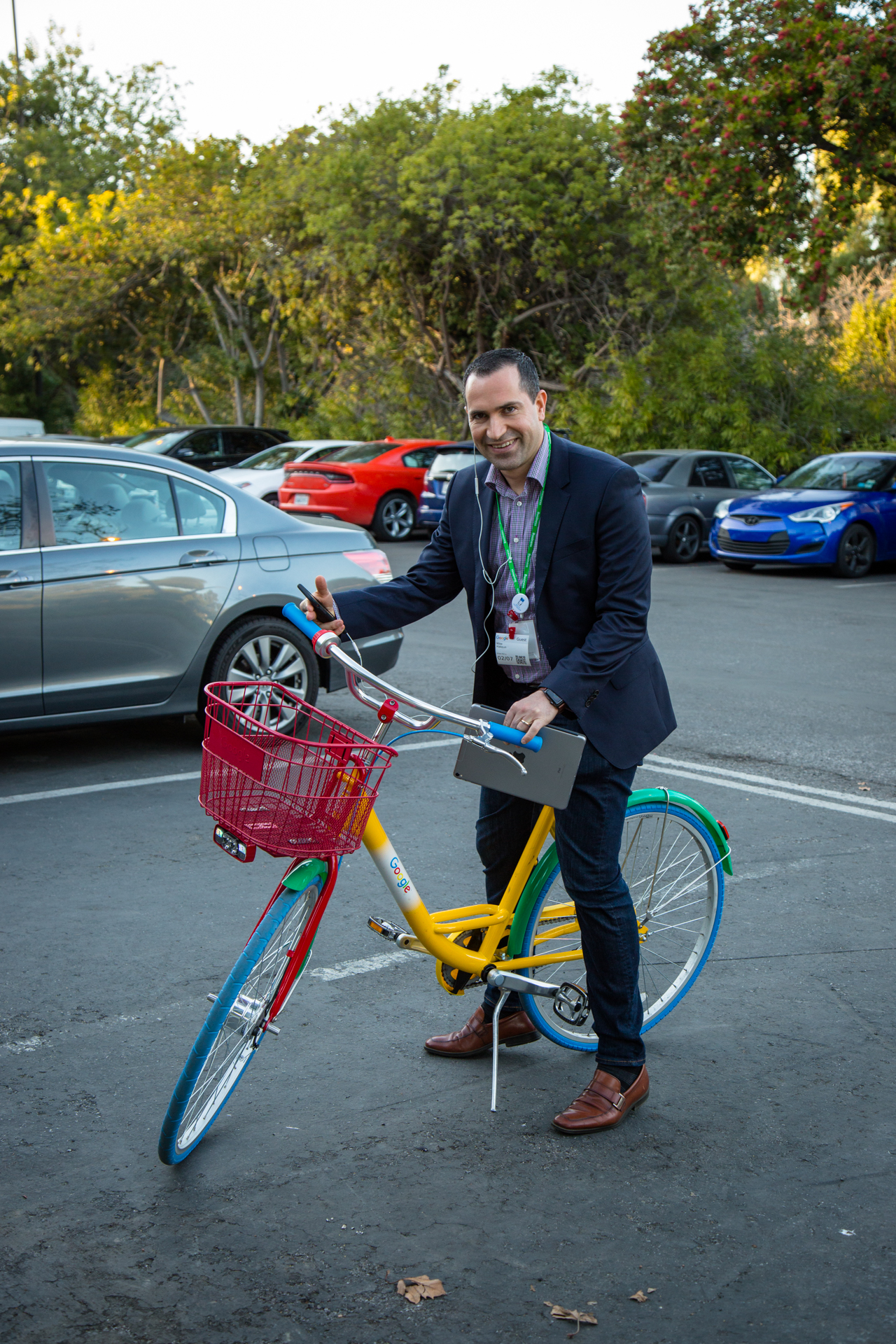 Image of Mike Hakoun on a GBike.